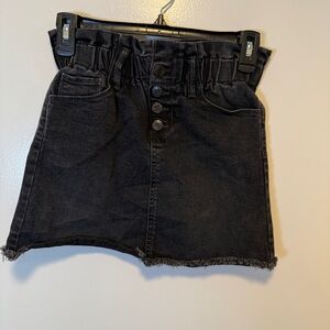 SO black denim skirt kids‎ girls size 8